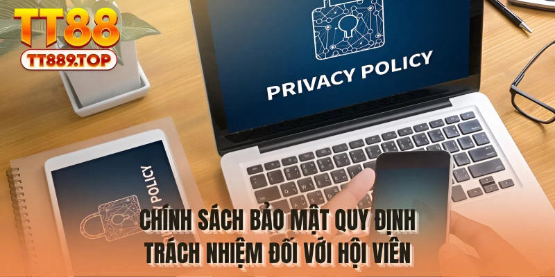 Chính sách bảo mật quy định trách nhiệm đối với hội viên