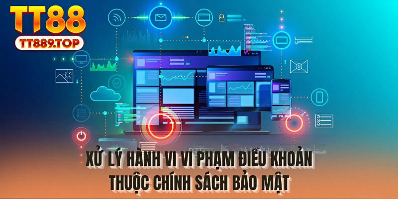 Xử lý hành vi vi phạm điều khoản thuộc chính sách bảo mật